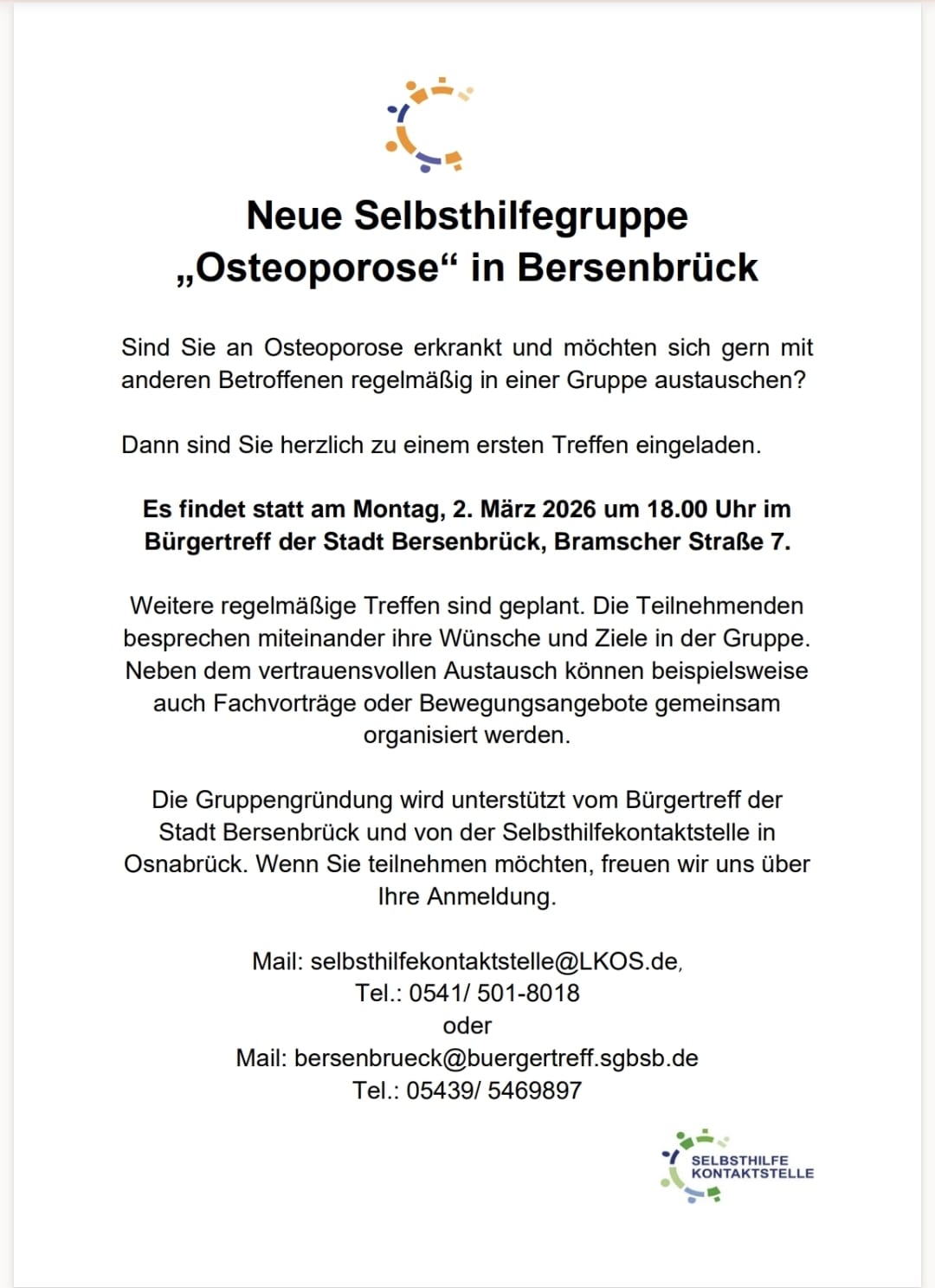 Selbsthilfegruppe Osteoporose Bersenbrück