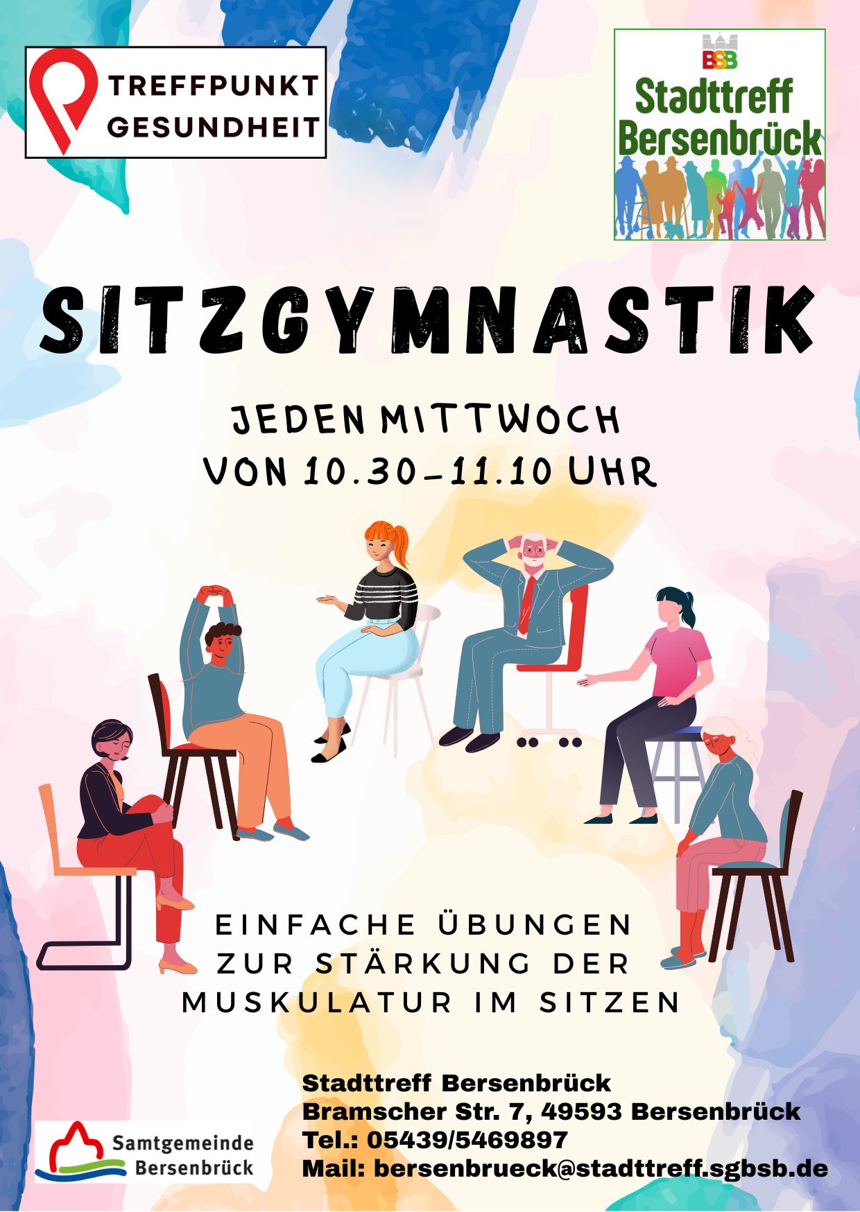 1 Plakat Sitzgymnastik
